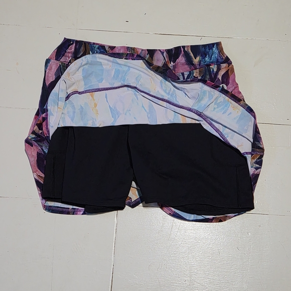 Multicolor Abstract Skort - Picture 2 of 3